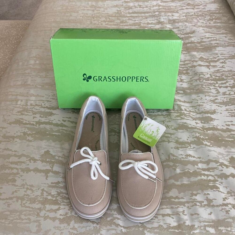 Grasshoppers Women's Tan and Brown Boat-shoes